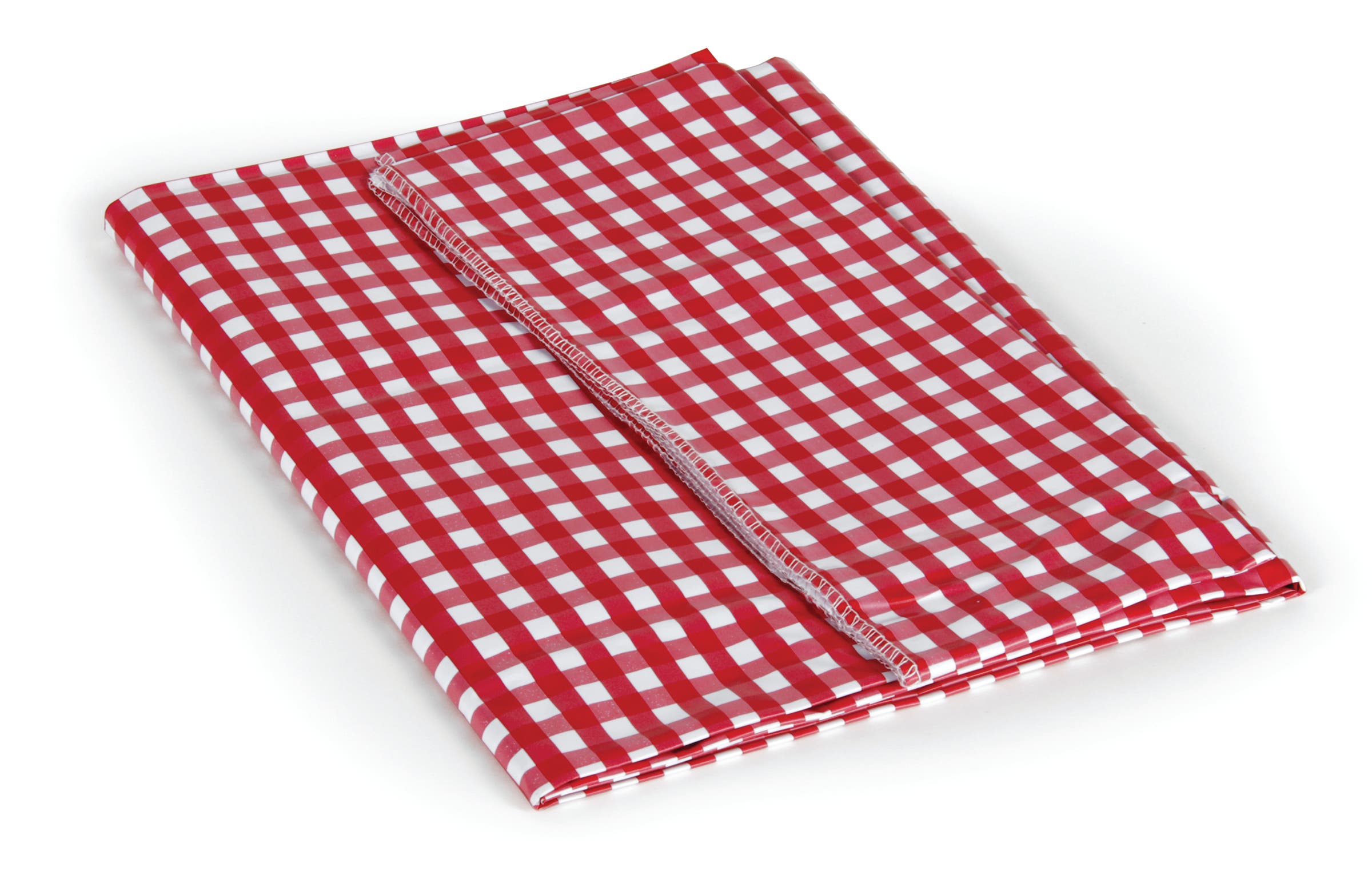 Camco 51019 Red/White 52" X 84" Table Cloth   Tablecloth  Shape - Rectangular,