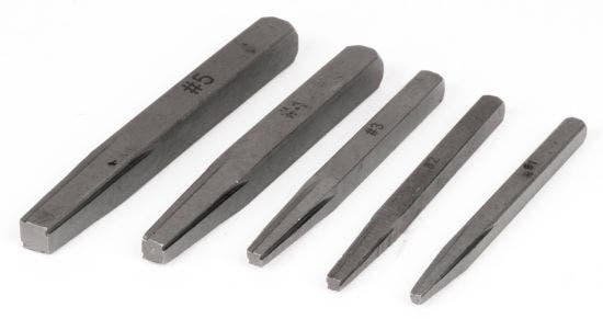 Performance Tool W8605 Screw Extractor Set (5 Piece)   Screw Extractor Set (5