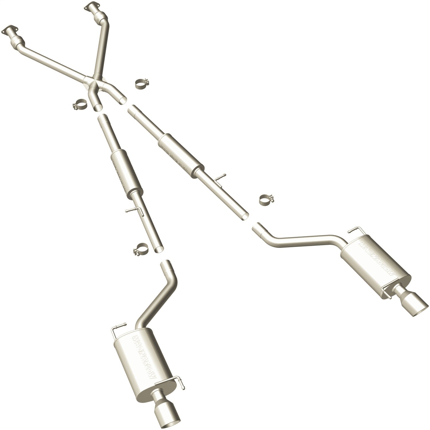 Magnaflow Performance Exhaust 16862 Exhaust System Kit Magnaflow Performance