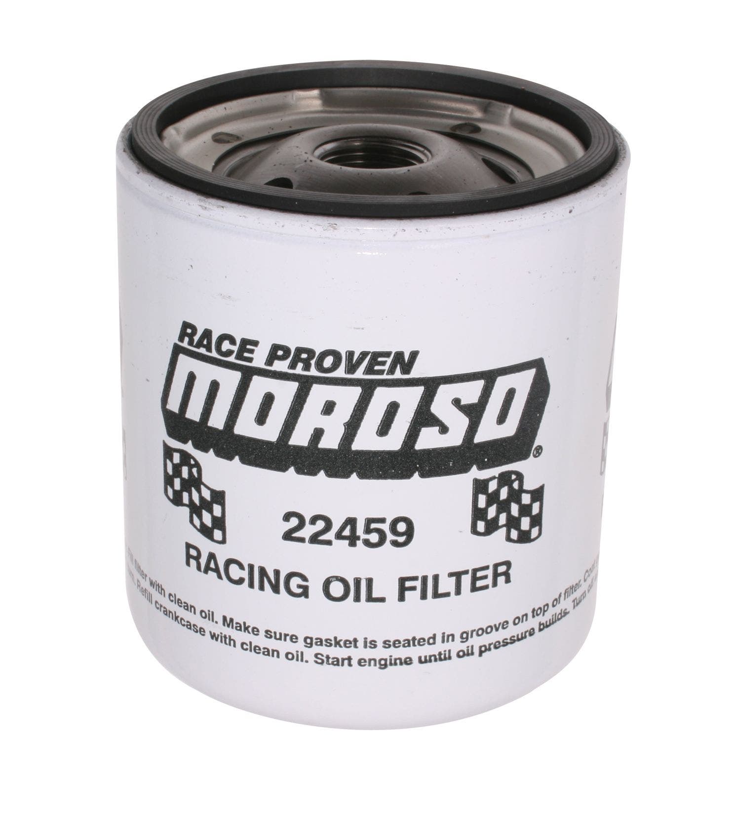 Moroso 22459 Racing Oil Filter, Chevy, Short  Performance  Oil Filter Engine Oil