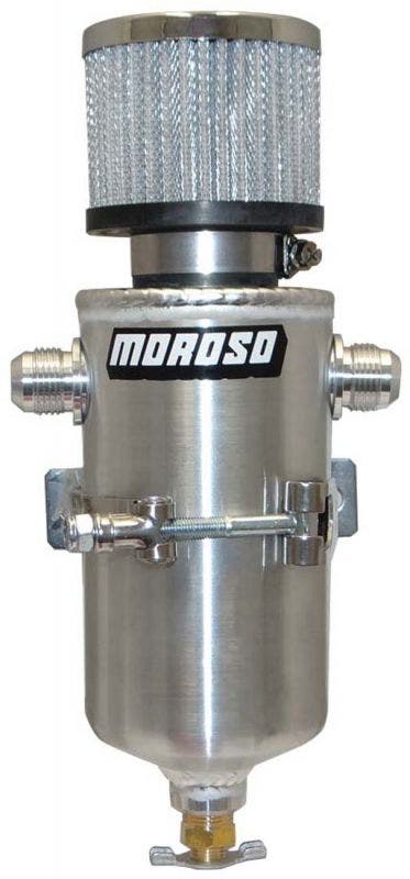 Moroso 85468 Breather Tank, Two -10An Males   Breather Tank, Two -10An Males