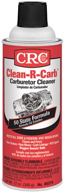Crc Clean-R-Carb Carburetor Cleaner (50 State Formula), 12 Wt Oz, 05379