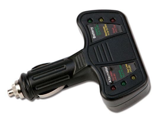 Performance Tool W2989 12V Cigarette Lighter Car Battery Tester And Alternator