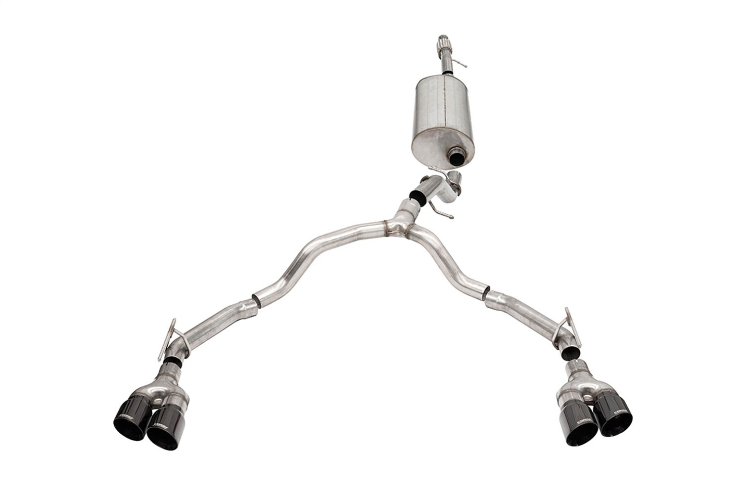 Corsa Performance 21127Blk Sport Cat-Back Exhaust System Fits 21-23 Tahoe Yukon