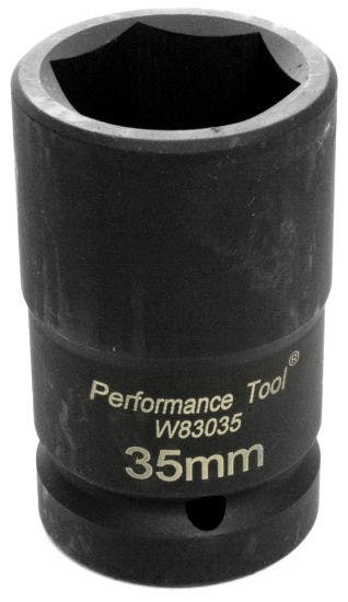 Performance Tool W83035 1" Drive 35Mm Metric Budd Wheel Socket Use On Isuzu,