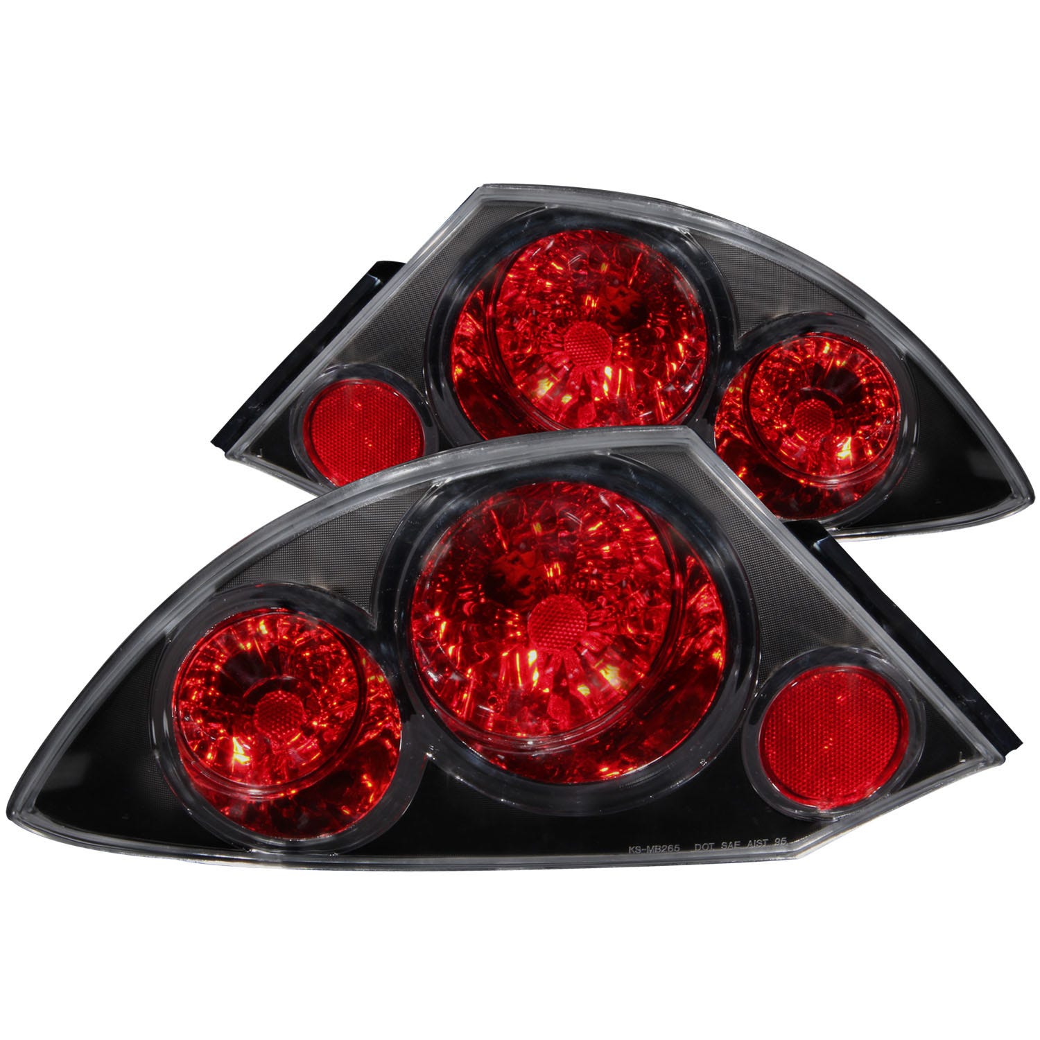 Anzo Usa 221081 Tail Light Assembly Fits 00-05 Eclipse Anzo  Tail Light