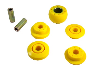 Whiteline Kdt911 Black Bushing Kit   Differential Mount Bushing  Color - Yellow,