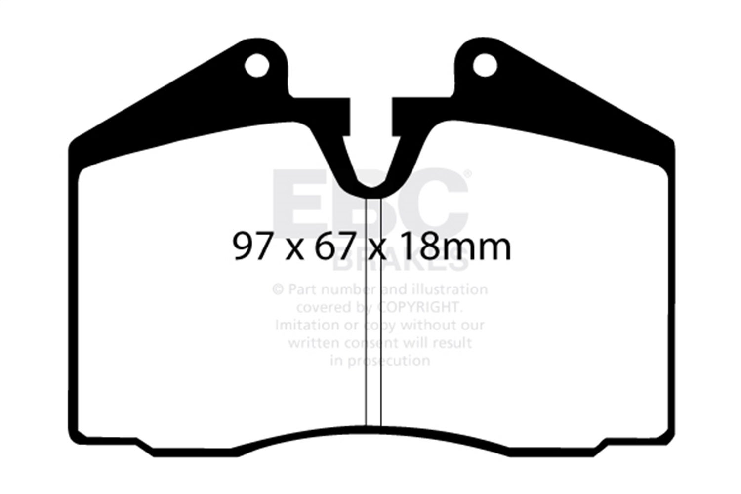 Ebc Brakes Dp5612ndx Bluestuff Ndx Full Race Brake Pads   Bluestuff Ndx Full