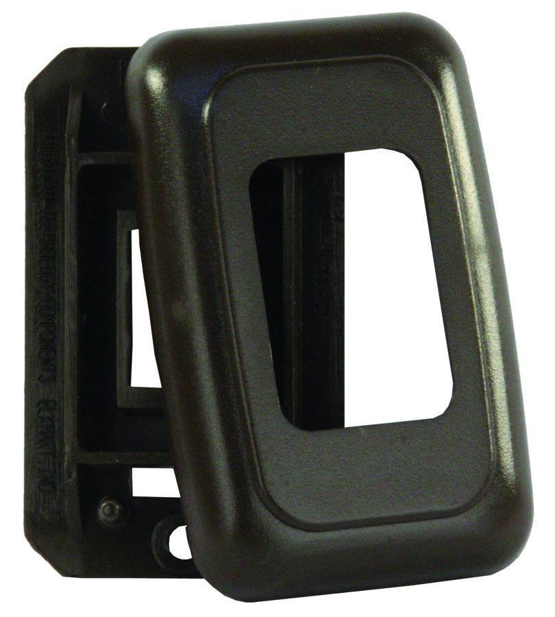 Jr Products 12195 Brown Single Switch Base And Face Plate   Multi Purpose Switch