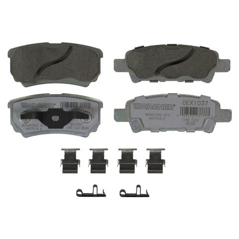 Wagner Brake Disc Brake Pad Set P/N:Oex1037  Disc Brake Pad Set P/N: