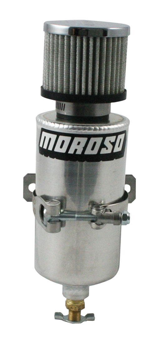 Moroso 85470 3/8" Npt Dry Sump Breather Tank  Performance  Catch Can; Height