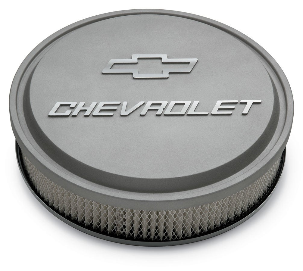 Slant Edge Bowtie Air Cleaner Gray Crinkle   Air Cleaner Assembly  Application -