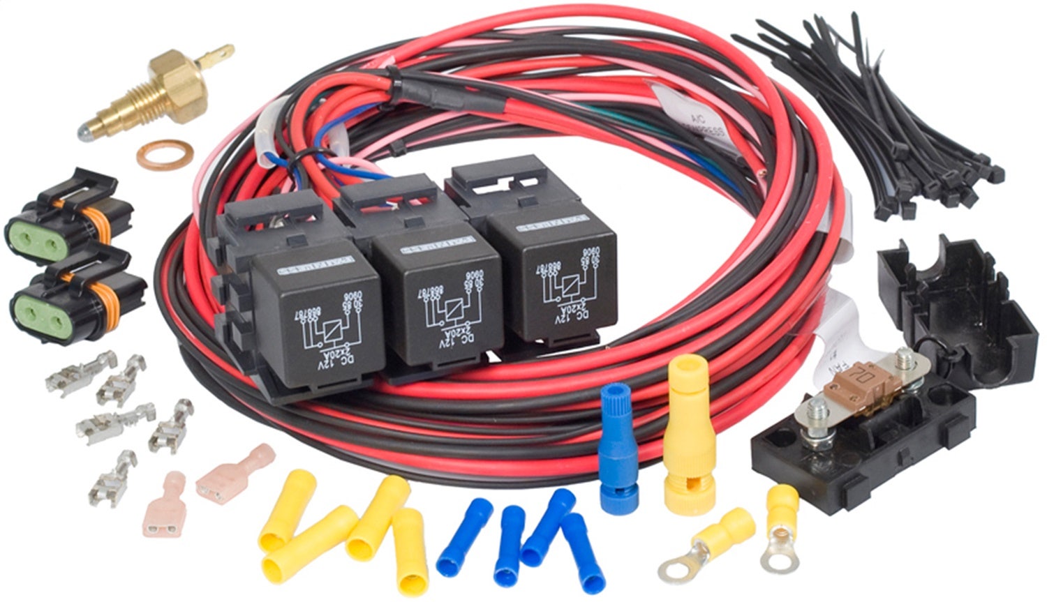 Painless Wiring 30118 Dual Activation Fan Relay   Dual Activation Fan Relay