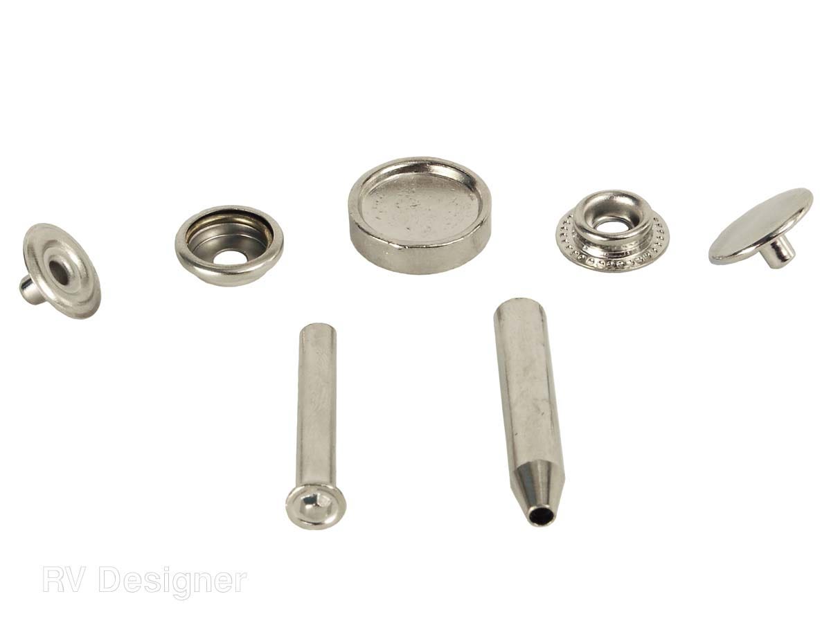 Rv Designer A306 Wall-To-Wall Snap Kit, Window Covering Hardware   Snap Fastener