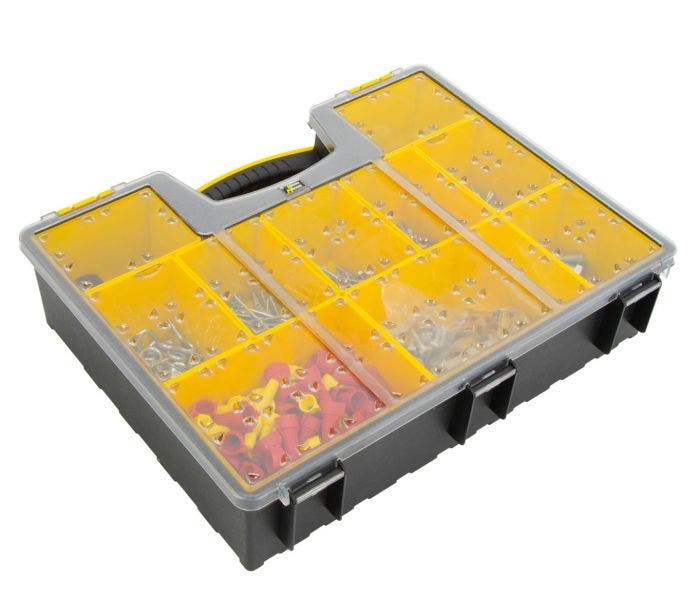 Kargomaster 40351 Plastic Tote Deep Small Parts   Plastic Tote Deep Small Parts