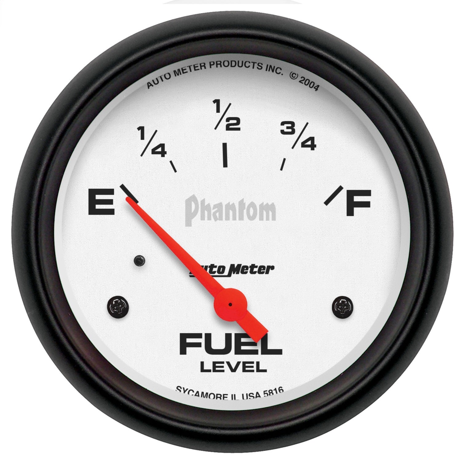 Autometer 5816 Phantom Electric Fuel Level Gauge   Phantom Electric Fuel Level