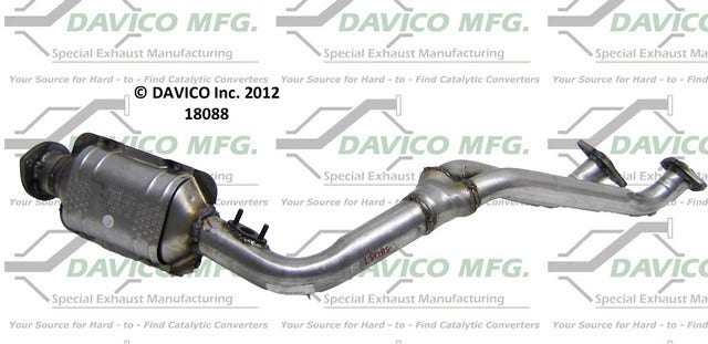 Davico Mfg Catalytic Converter P/N:18088  Catalytic Converter P/N: