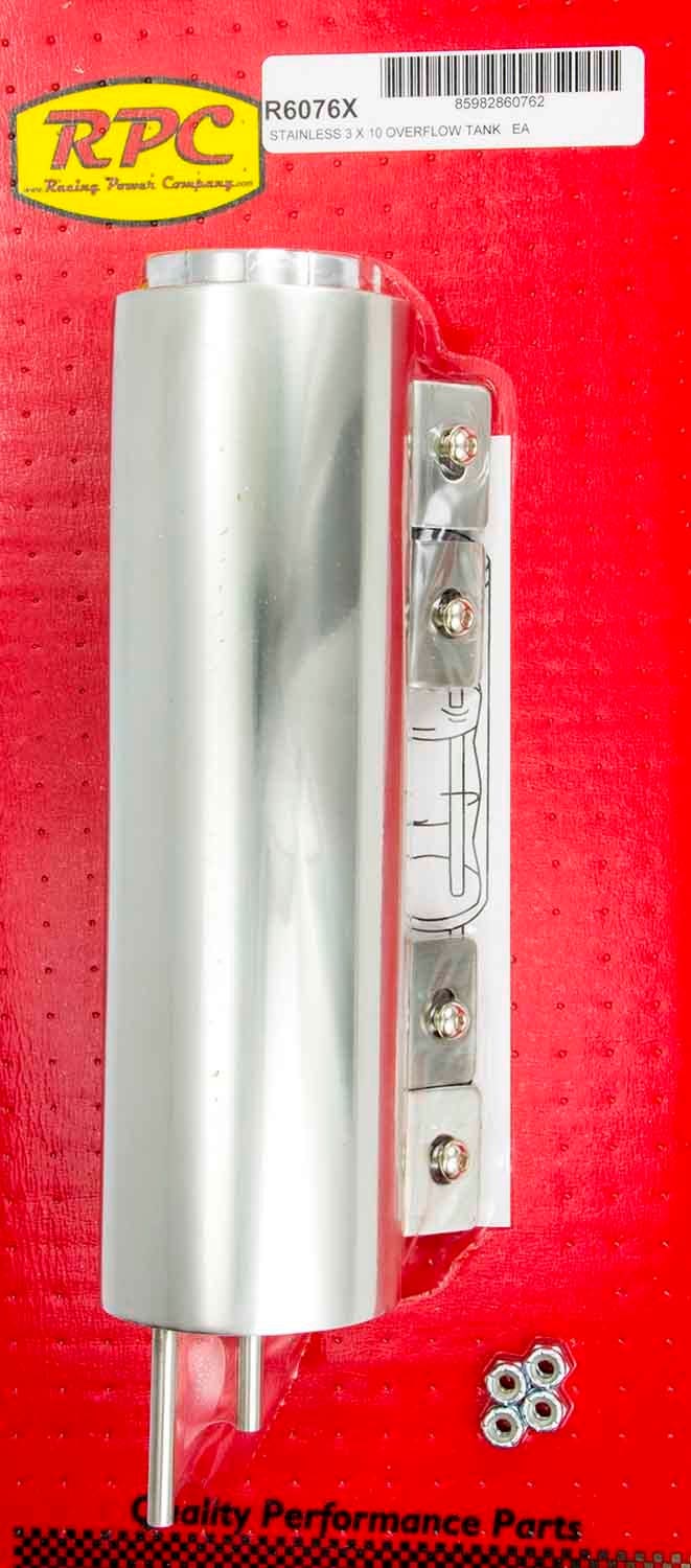 Aluminum Tank Overflow 3In X 10In Polished Aluminum Tank Overflow 3In X 10In