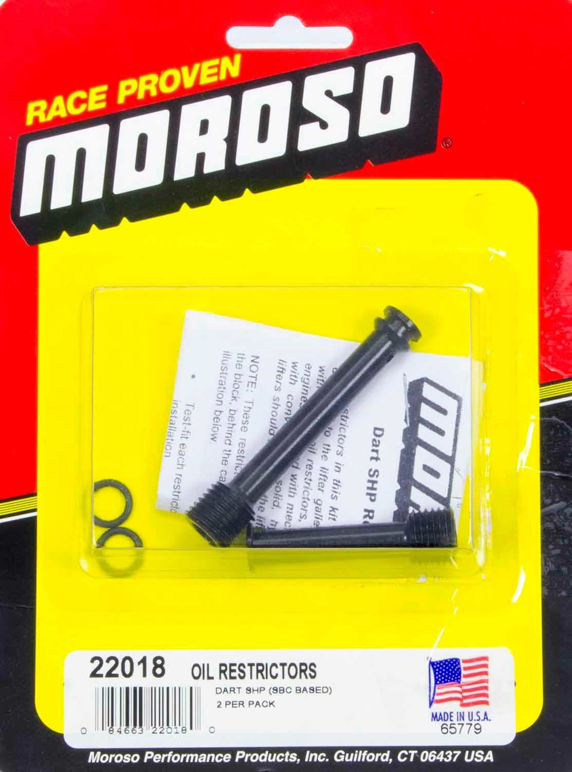 Moroso 22018 Oil Restrictor   Oil Restrictor