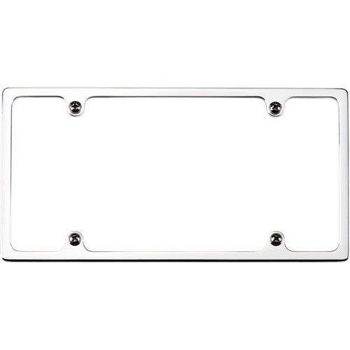 Billet Spec License Plate Frame, Plain Slim Line Billet Spec License Plate