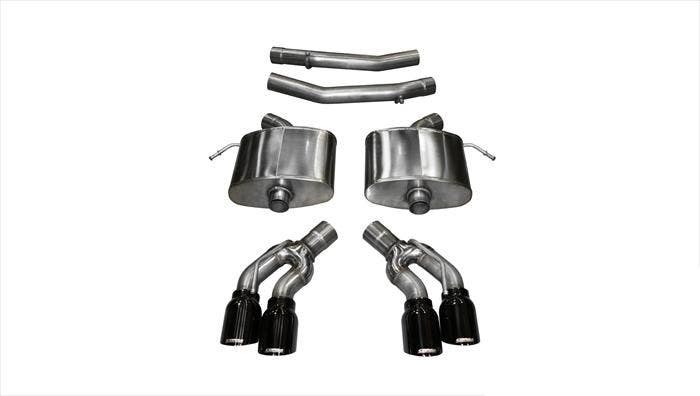 Corsa Performance 14358Blk Xtreme Axle-Back Exhaust System Fits 16-19 Cts Corsa