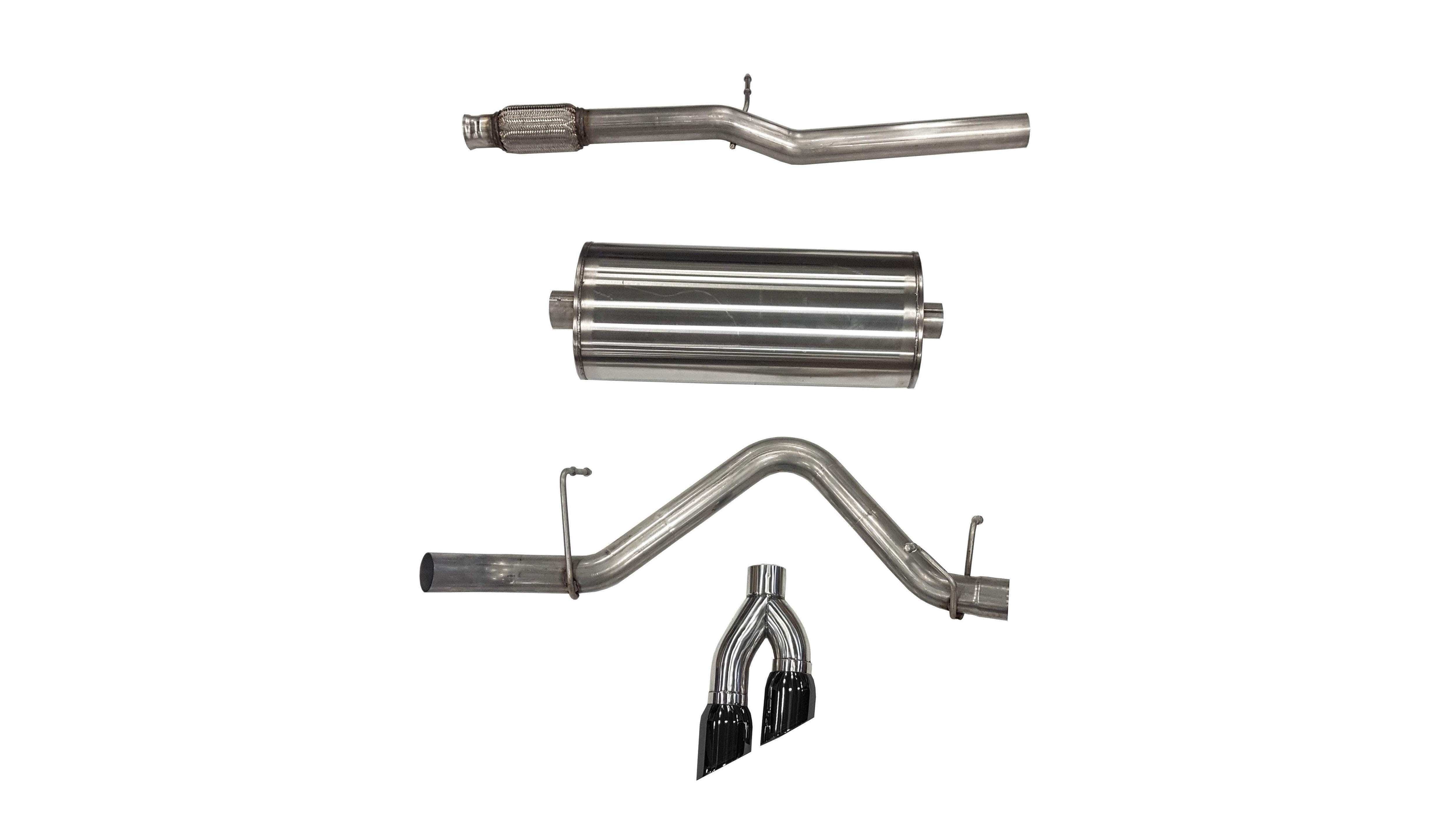 Corsa Performance 21030Blk Sport Cat-Back Exhaust System   Sport Cat-Back