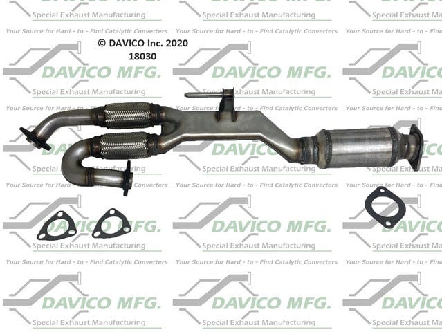 Davico Mfg Catalytic Converter P/N:18030  Catalytic Converter P/N: