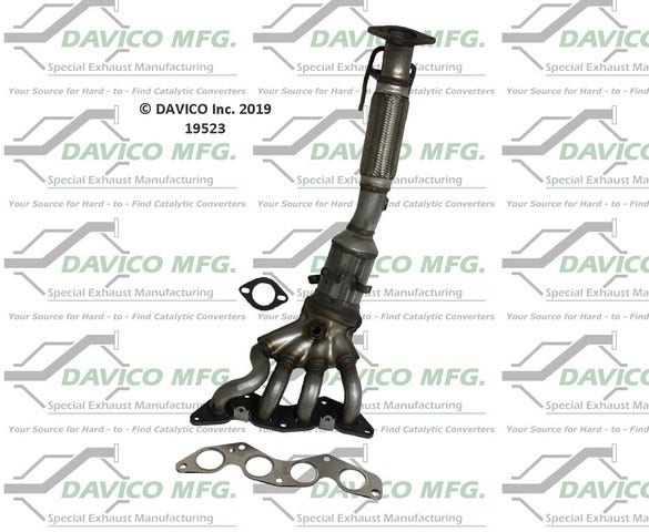 Davico Mfg Catalytic Converter P/N:19523  Catalytic Converter P/N: