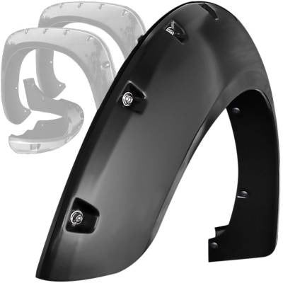 Black Horse Ff-Tota-Sm-Pkt Pocket Style Fender Flare Black Horse  Pocket Style