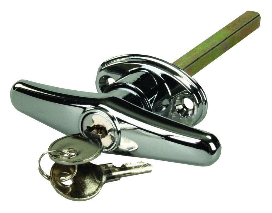 Jr Products 10885 Locking T-Handle   T-Handle; Compatibility - Many Truck Caps/