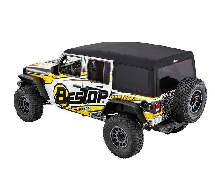 Supertop Ultra - '18-20 Wrangler Jl 4-Door (Black Twill) 5472517 Supertop Ultra