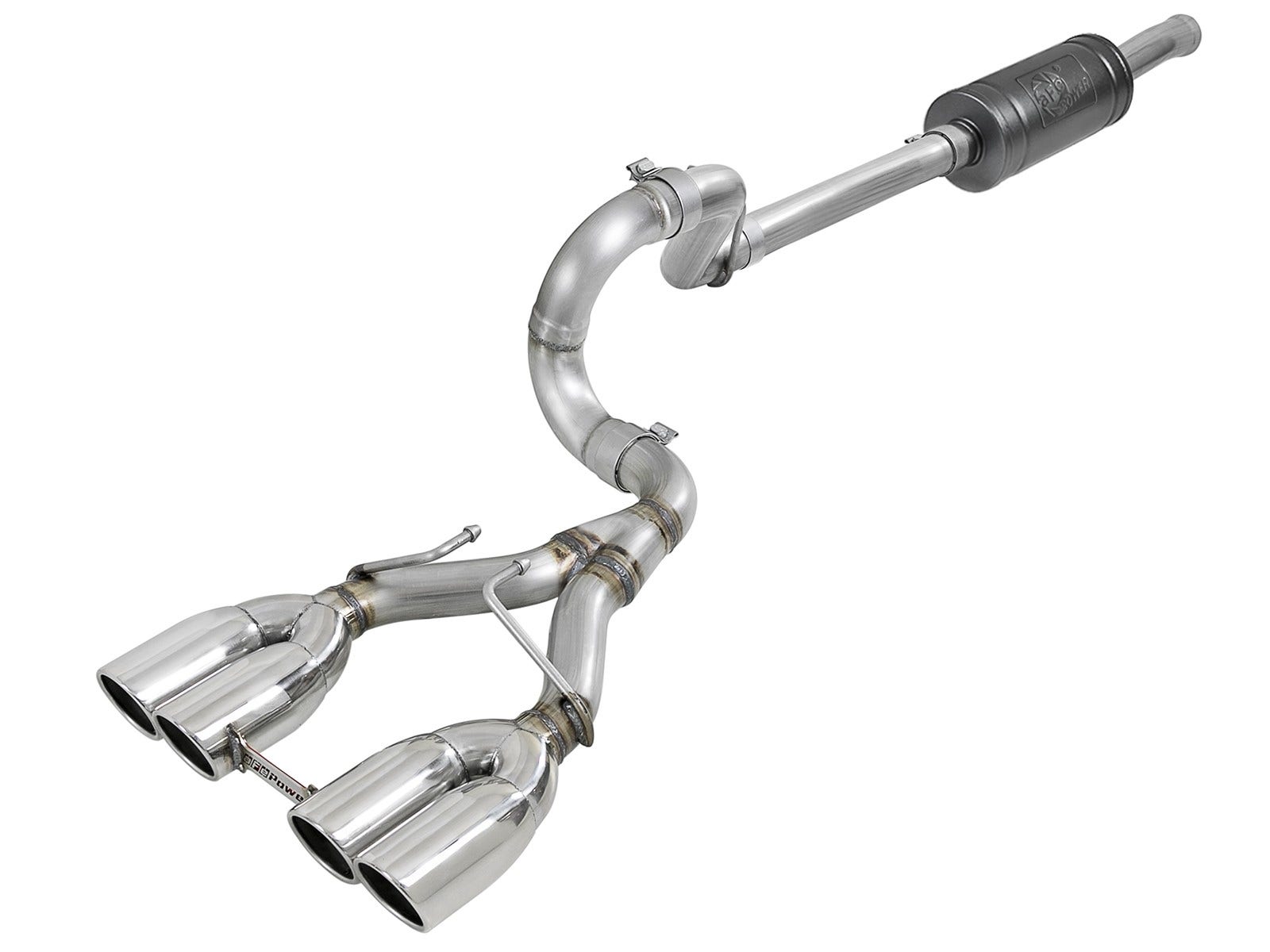 Afe Power 49-38073-P Rebel Series Performance Cat-Back Exhaust System   Rebel