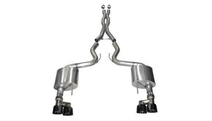 Corsa Performance 14335Blk Xtreme Cat-Back Exhaust System Fits 15-17 Mustang