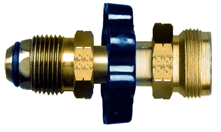 Jr Products 07-30165 Pol Cylinder Adapter   Propane Adapter Fitting; End Size1 -