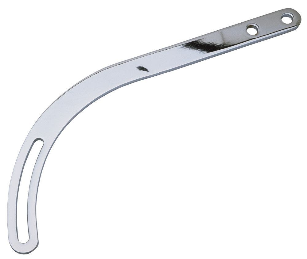 Trans-Dapt 9079 Chrome Alternator Arm Trans Dapt  Alternator Bracket; Length