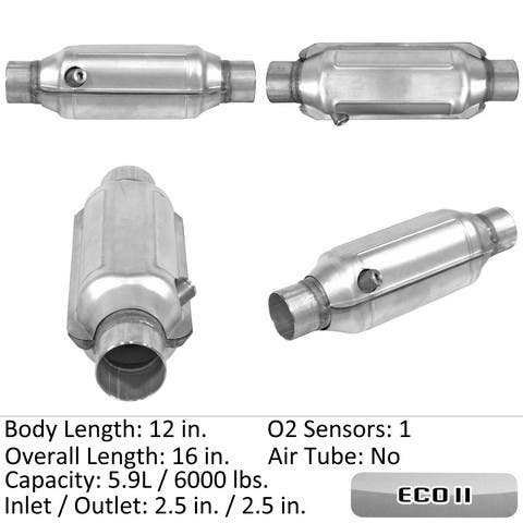 Eastern Catalytic Catalytic Converter-Universal P/N:82736  Catalytic