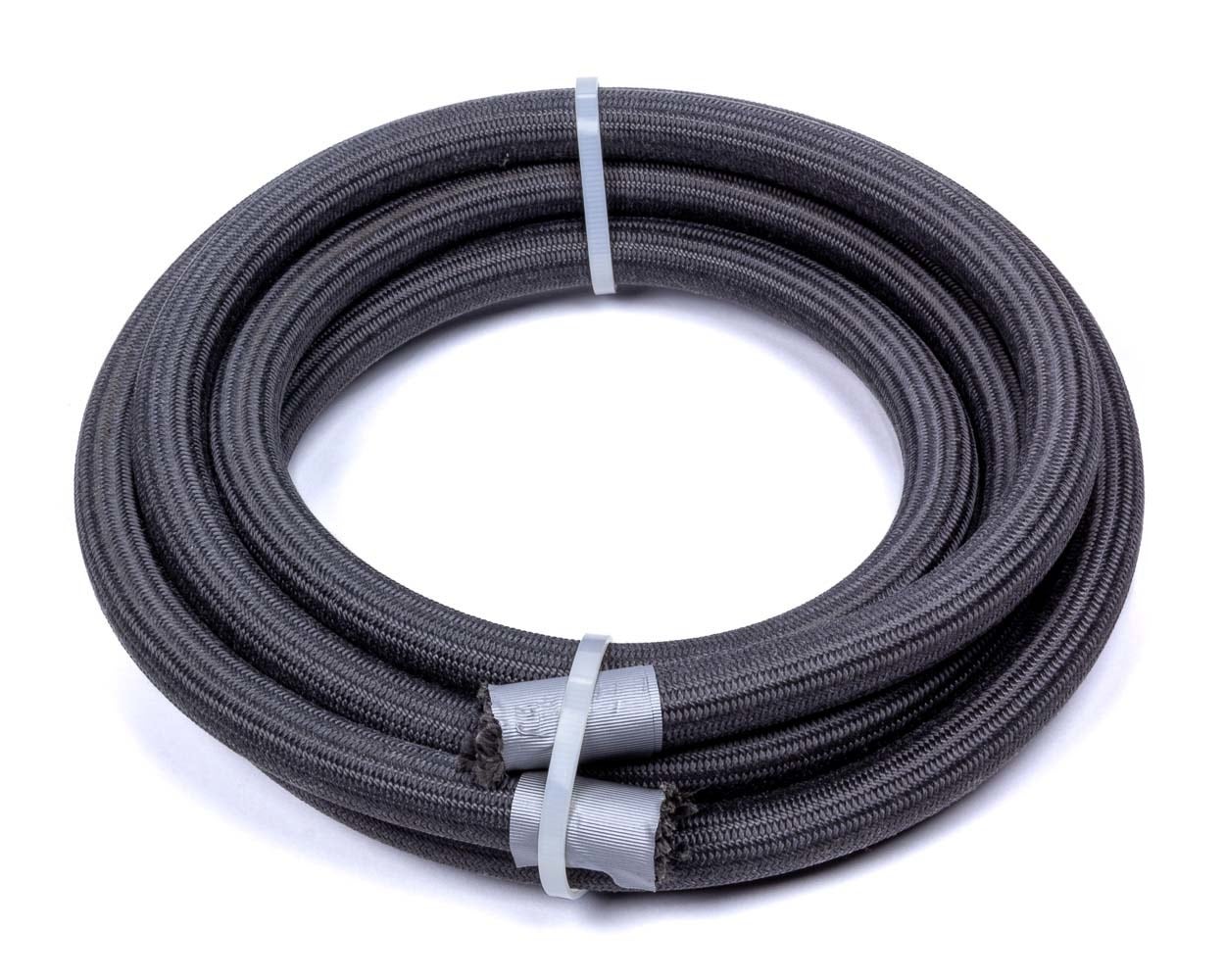 Hose, 6 An, 10 Ft, Braided Fire Retardant Fabric, Wire Reinforced, Ptfe, Black,