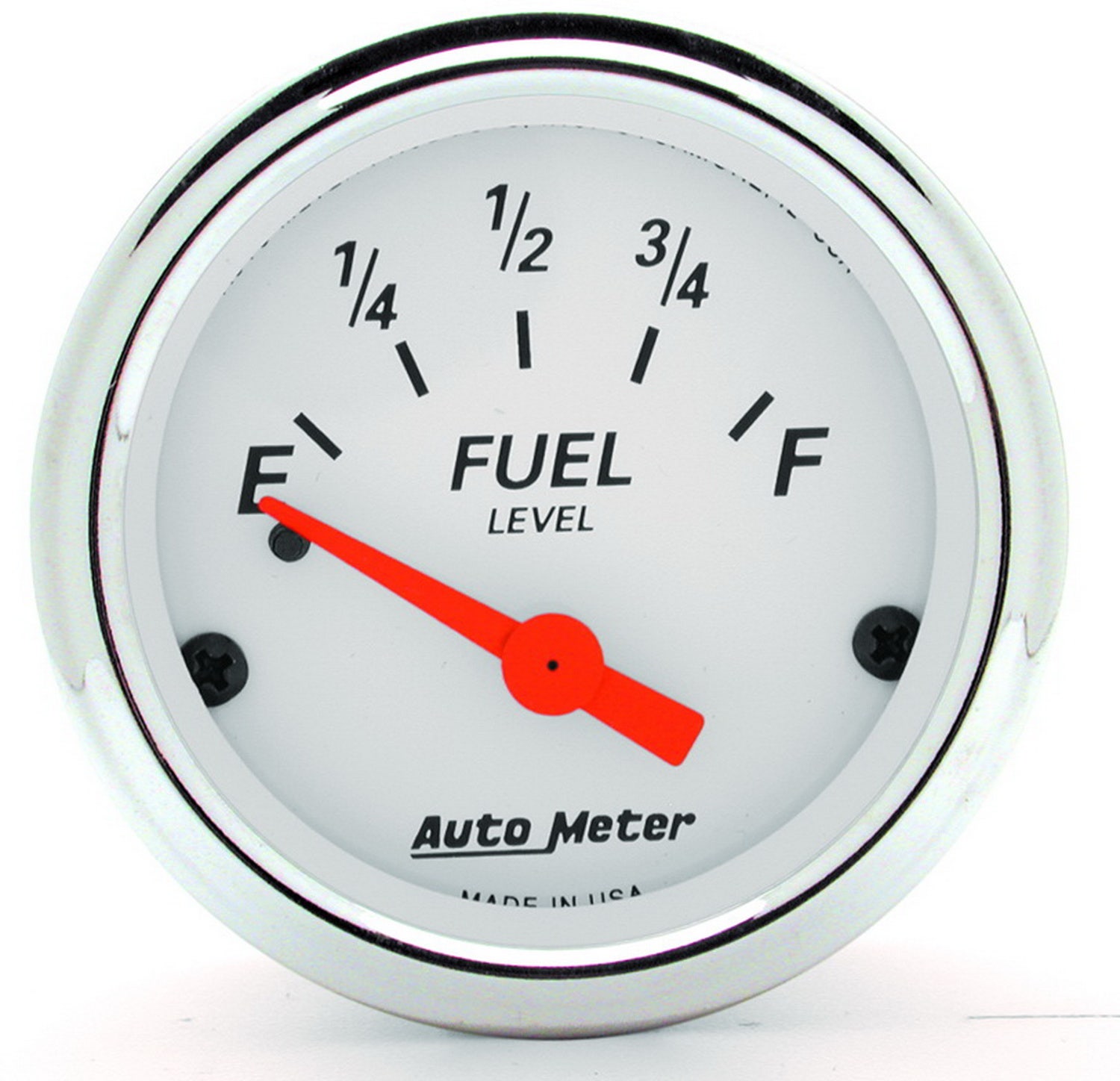 Autometer 1318 Arctic White Fuel Level Gauge Auto Meter Products  Gauge Fuel