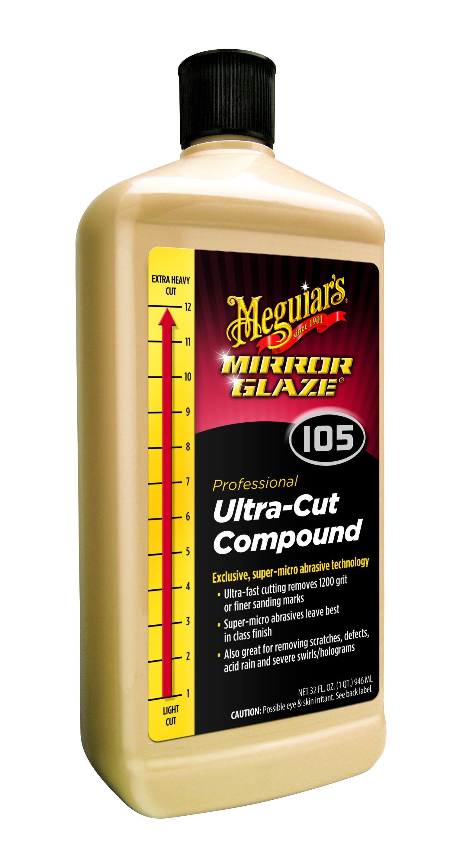 Meguiar's M10532 Mirror Glaze Ultra-Cut Compound, 32 Fluid Ounces, 1 Pack