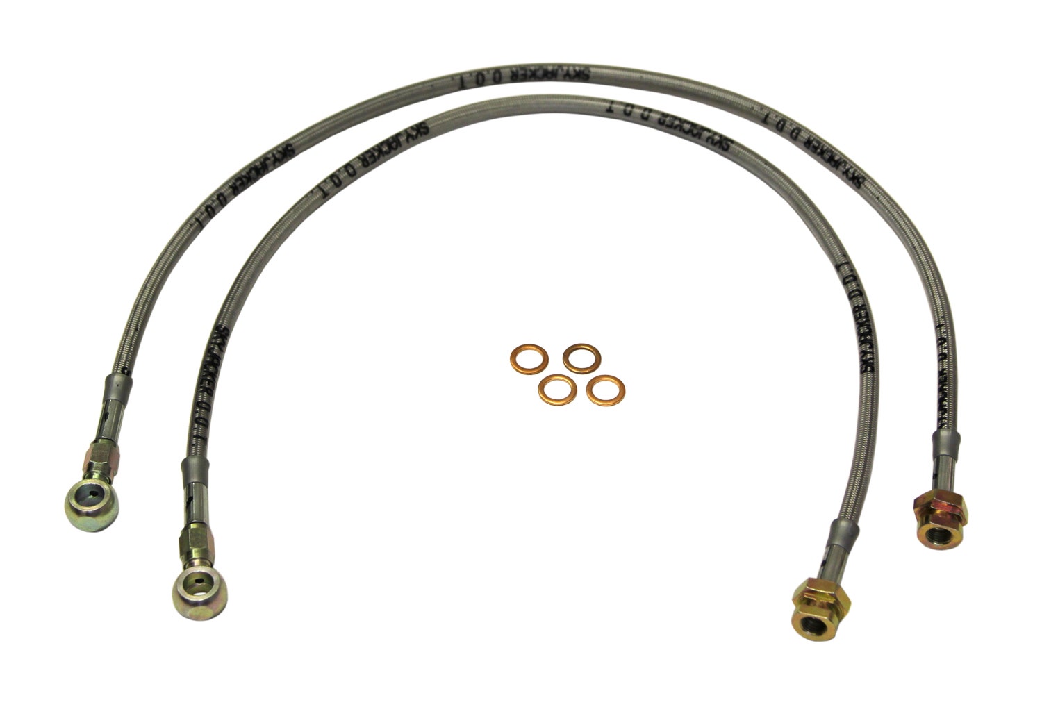 Skyjacker Fbl27 Stainless Steel Brake Line Front  Suspensions  Brake Line; Lift