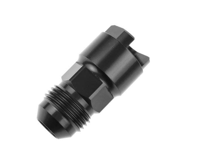 Red Horse Performance 881-08-06-2 Black Efi Fitting-08 An Male To 3/8" Sae