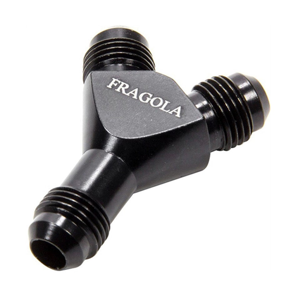 Fragola Performance Systems 900607-Bl Y-Fitting 6An Male Inlet X 4An Male
