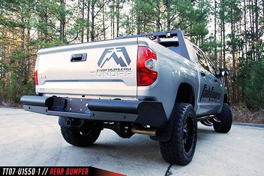Fab Fours Tt07-U1550-1 Elite Rear Bumper Fits 07-13 Tundra   Elite Rear Bumper