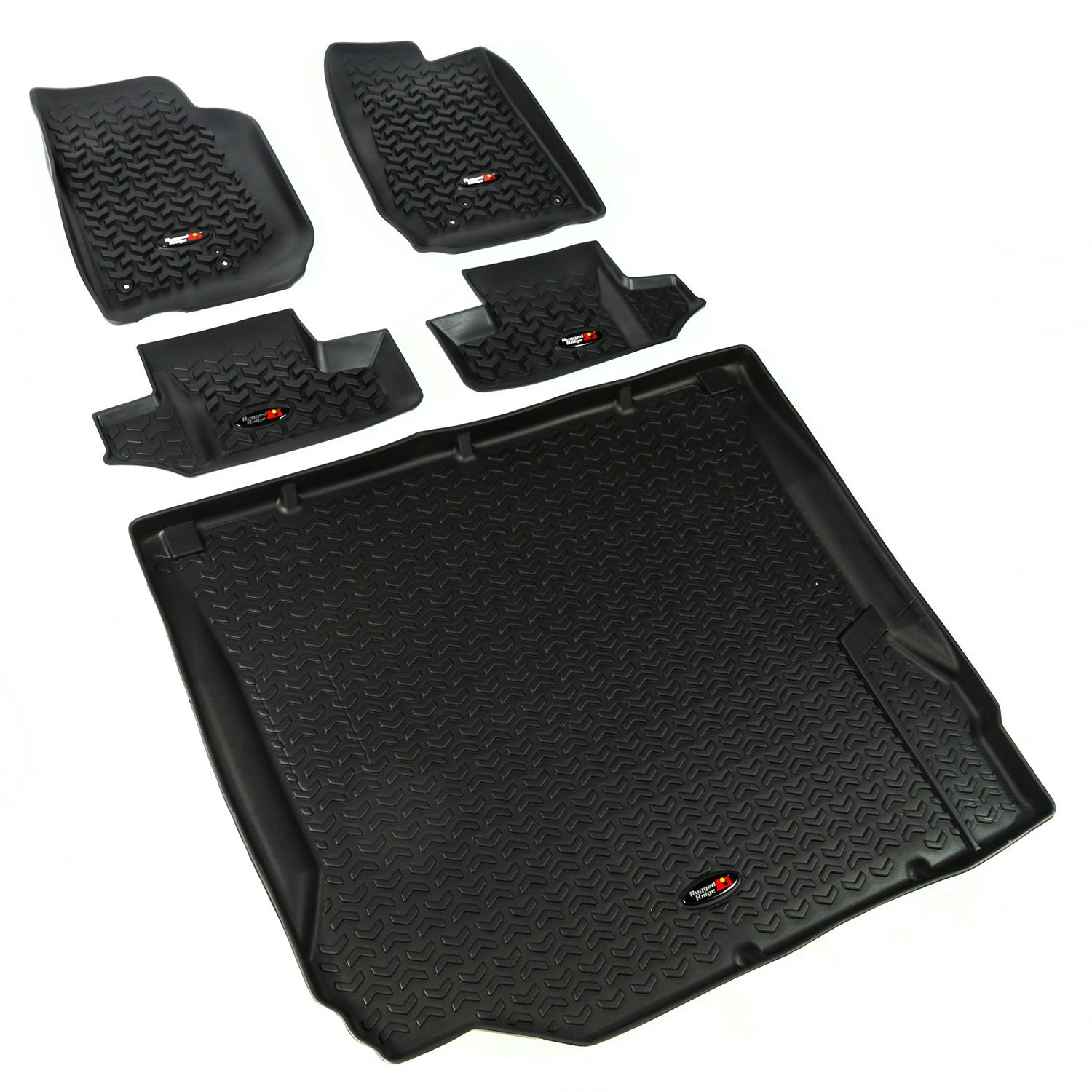 Rugged Ridge 12988.02 All Terrain Floor Liner Fits 07-10 Wrangler (Jk)   All
