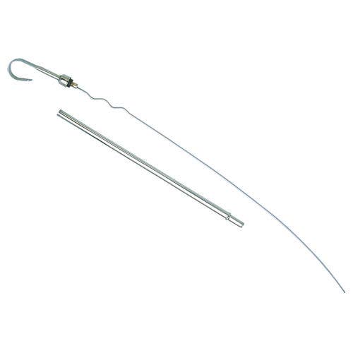 Trans-Dapt 9224 Chrome Oil Pan Dipstick Trans Dapt  Oil Dipstick; Overall Length