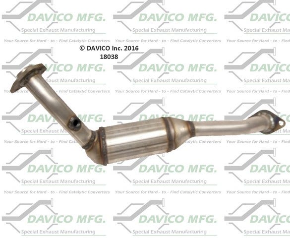 Davico Mfg Catalytic Converter P/N:18038  Catalytic Converter P/N: