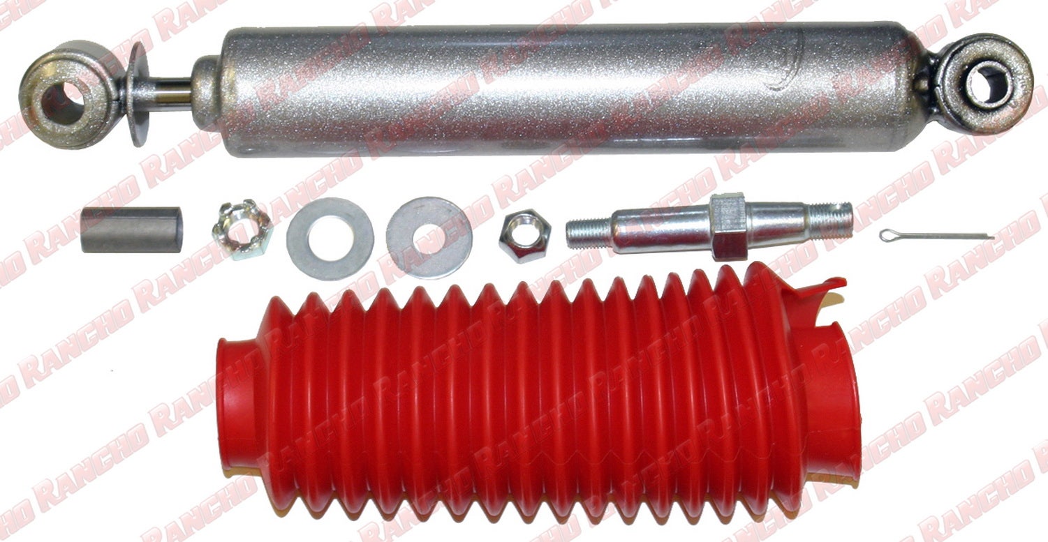 Rancho Steering Damper P/N:Rs5407   Steering Stabilizer; Type - Single, Internal