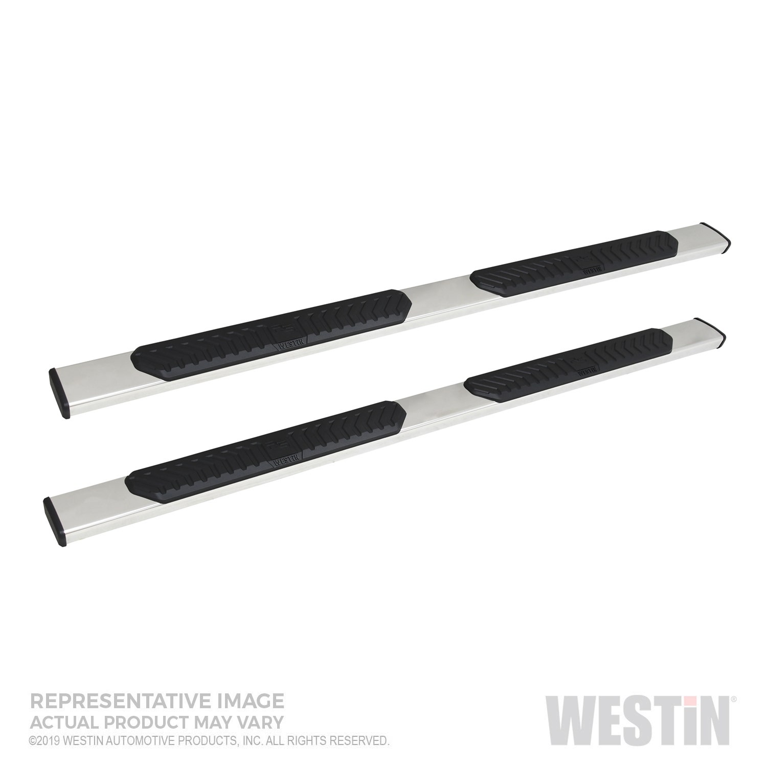 Westin Stainless Steel R5 Nerf Step Bars Silverado/Sierra 1500 Double Cab 2019