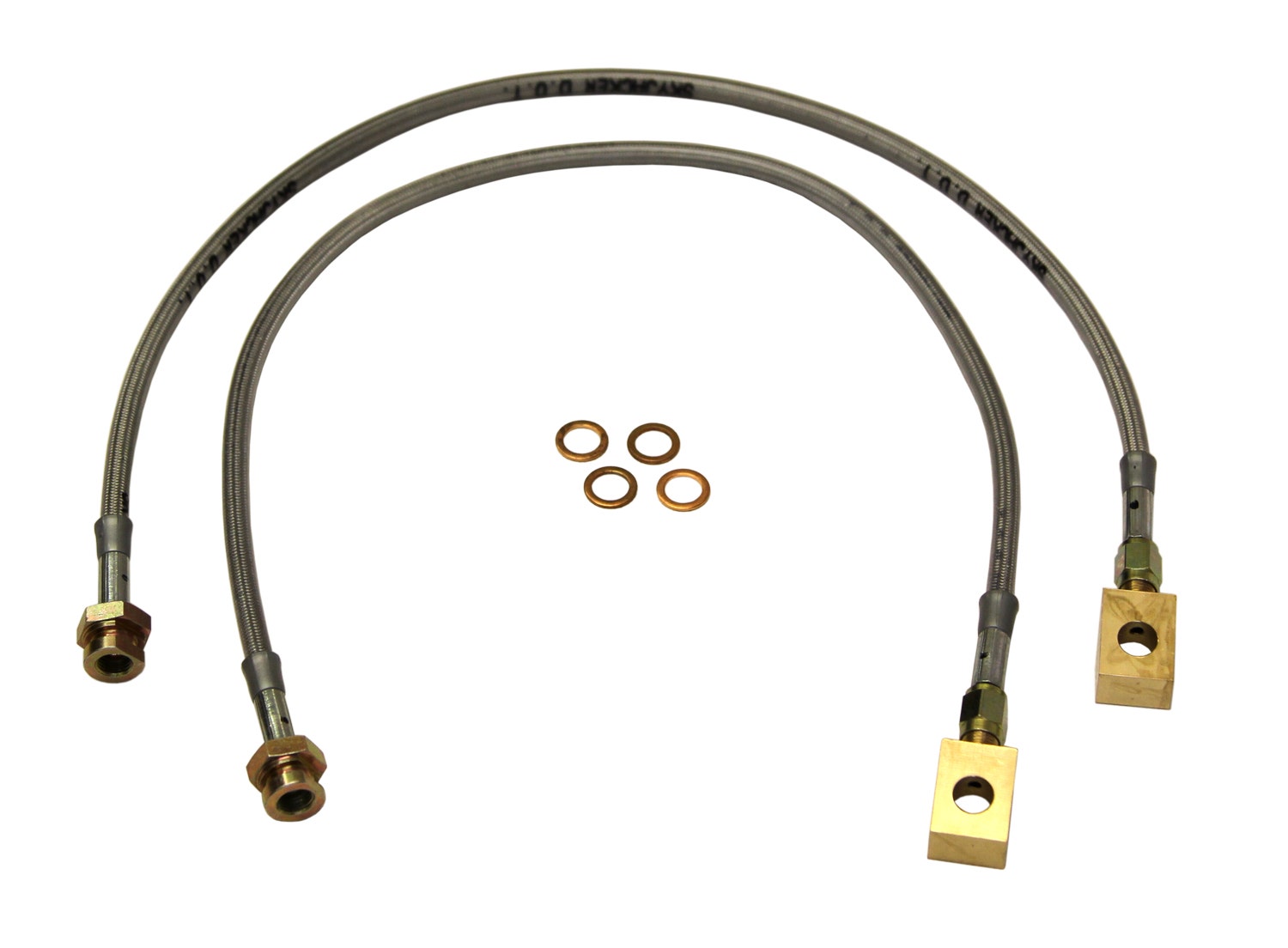 Skyjacker Fbl17 Stainless Steel Brake Line Front  Suspensions  Brake Line; Lift