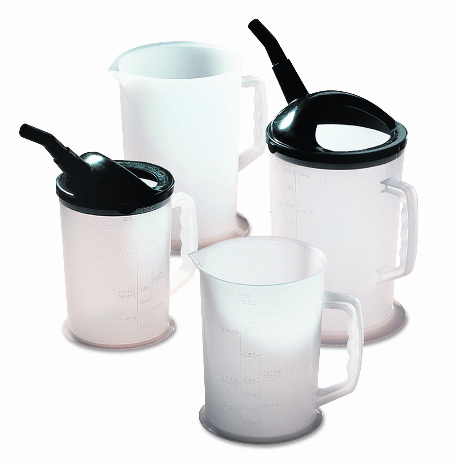 Wirthco 94046 Funnel King Heavy Duty Graduated Measuring Container With Spout -